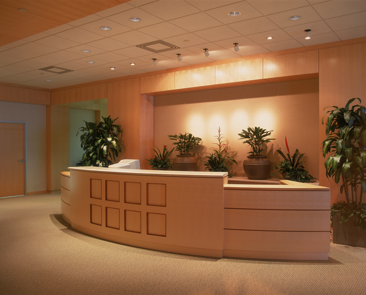 Reception desk