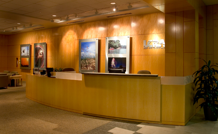 Reception desk